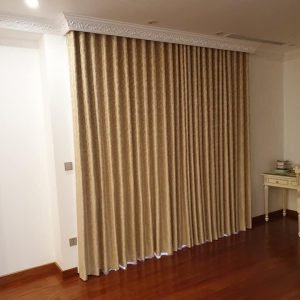 Vải may rèm cửa màu vàng đồng Vải may rèm cửa màu vàng đồng