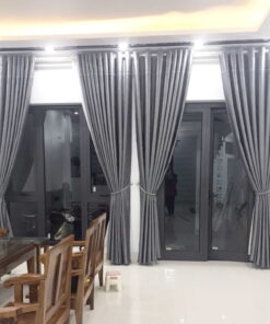 Rèm vải ngăn lạnh điều hoà màu xám Rèm vải ngăn lạnh điều hoà màu xám