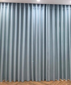 Giá rèm cửa vải gấm màu xanh Giá rèm cửa vải gấm màu xanh
