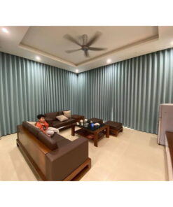 Báo giá rèm vải 1 lớp màu xanh ngọc hiện đại Báo giá rèm vải 1 lớp màu xanh ngọc hiện đại
