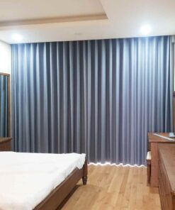 Giá rèm vải phòng ngủ màu xanh Giá rèm vải phòng ngủ màu xanh