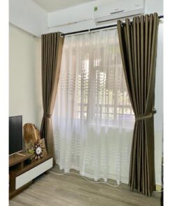 Vải may màn cửa phòng khách 2 lớp Vải may màn cửa phòng khách 2 lớp