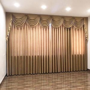Vải rèm cửa giá rẻ màu nâu Vải rèm cửa giá rẻ màu nâu