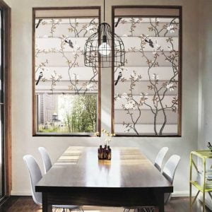 Màn roman hoa văn Hàn Quốc cao cấp chính hãng Màn roman hoa văn Hàn Quốc cao cấp chính hãng