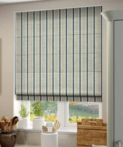 Rèm roman 2 lớp sọc dọc cao cấp sang trọng hcm Rèm roman 2 lớp sọc dọc cao cấp sang trọng hcm