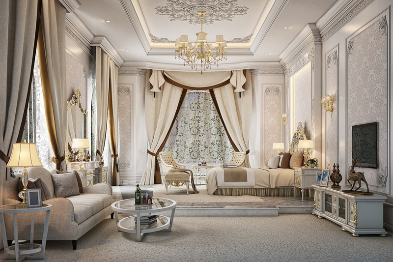 Tổng hợp 50+ mẫu rèm phong cách Châu Âu đẹp - Sang trọng 9 Rèm phong cách châu âu