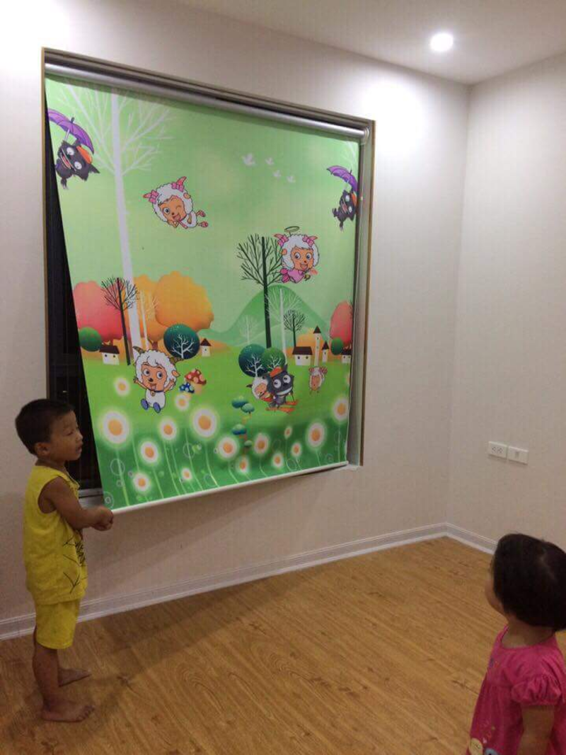 Mẫu rèm cuốn đẹp